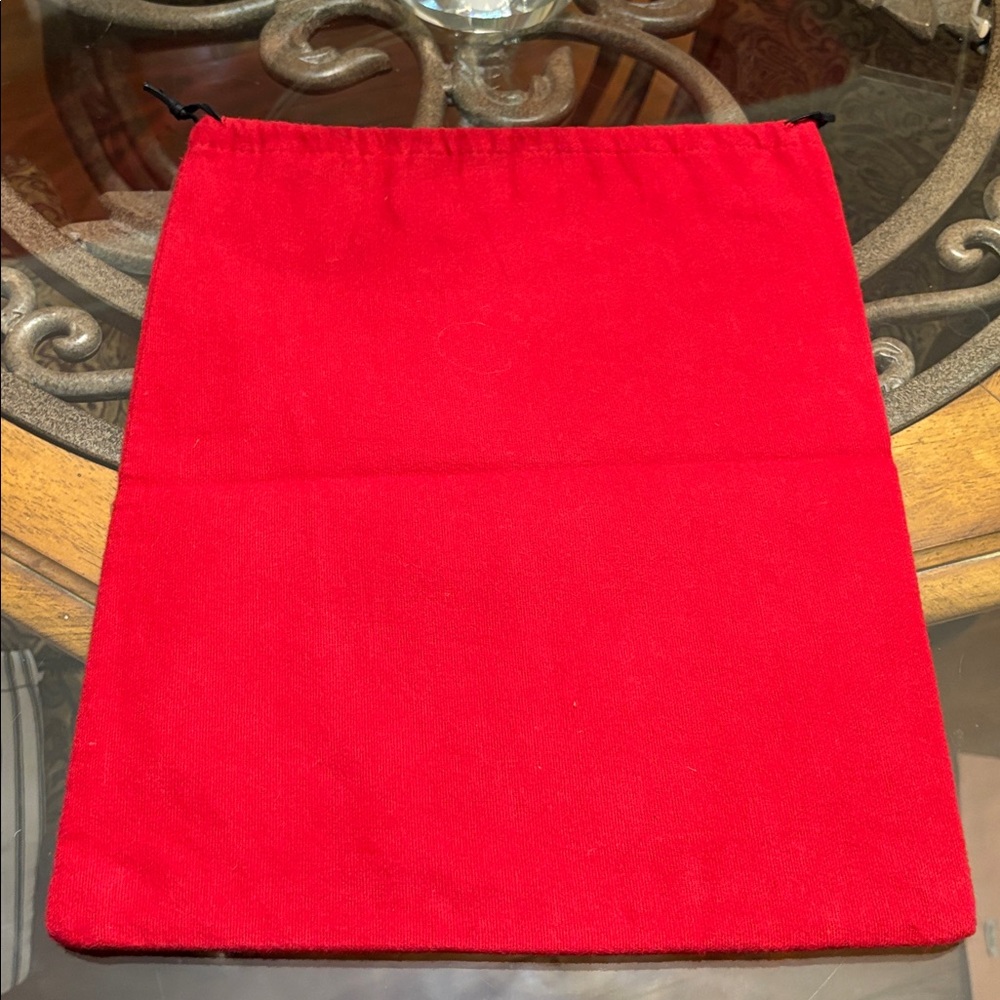 Valentino Dust-Bag Red Flannel  Dust Bag 13” x 11”